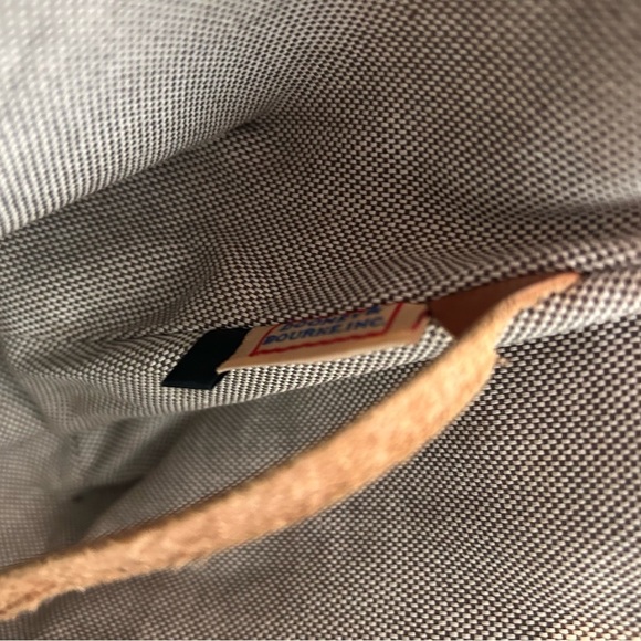 Vtg Dooney & Bourke Juliette Satchel Shoulder Bag All Weather + Vachetta Brown - Picture 9 of 13